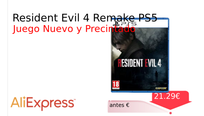 Resident Evil 4 Remake PS5
