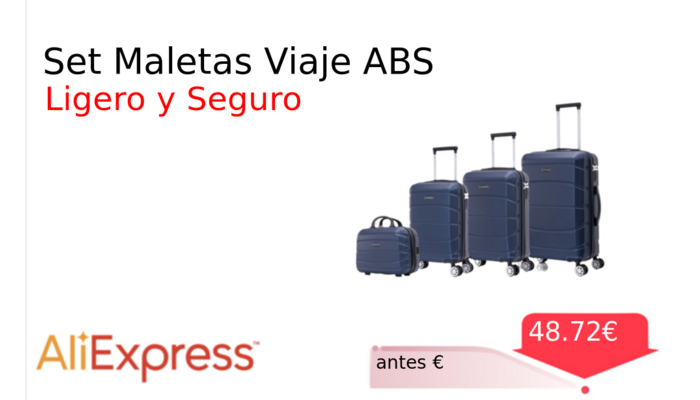 Set Maletas Viaje ABS