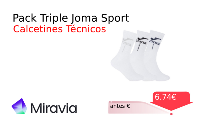 Pack Triple Joma Sport