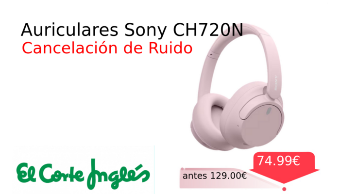 Auriculares Sony CH720N