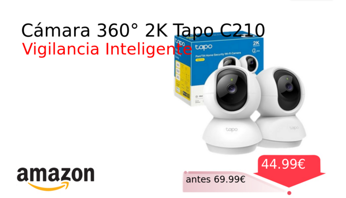 Cámara 360° 2K Tapo C210