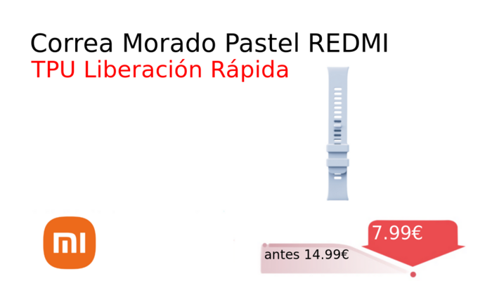 Correa Morado Pastel REDMI