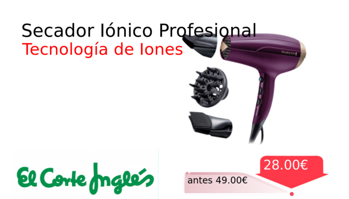 Secador Iónico Profesional