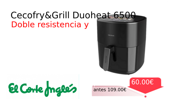 Cecofry&Grill Duoheat 6500