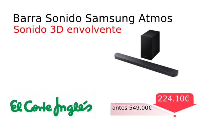 Barra Sonido Samsung Atmos