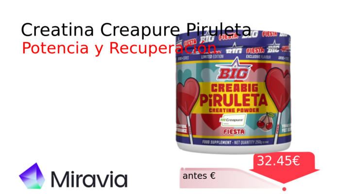 Creatina Creapure Piruleta