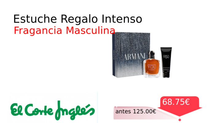 Estuche Regalo Intenso