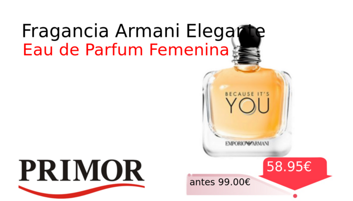 Fragancia Armani Elegante