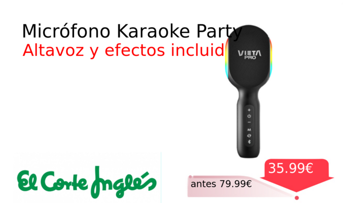 Micrófono Karaoke Party