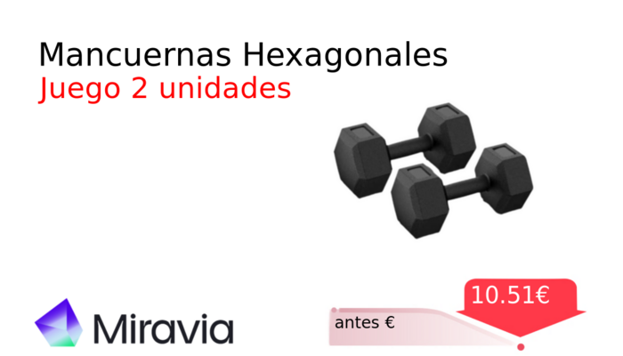 Mancuernas Hexagonales