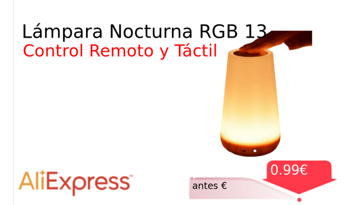 Lámpara Nocturna RGB 13