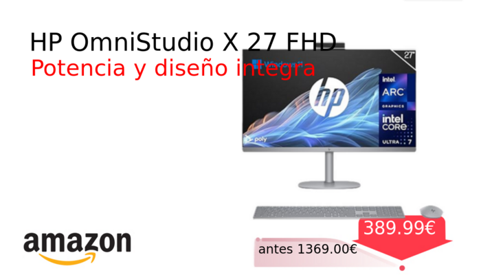 HP OmniStudio X 27 FHD