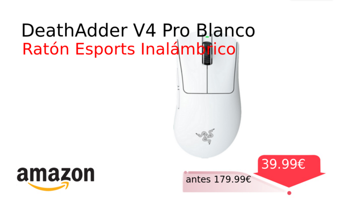 DeathAdder V4 Pro Blanco