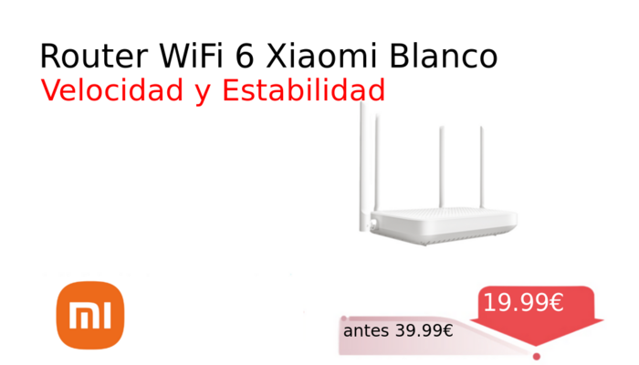 Router WiFi 6 Xiaomi Blanco