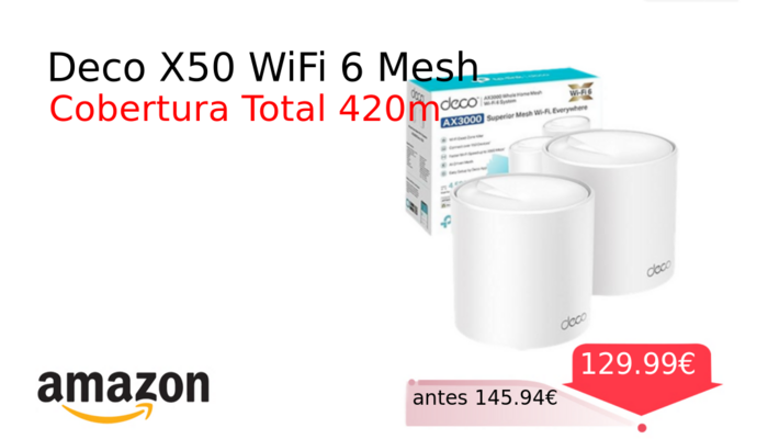 Deco X50 WiFi 6 Mesh