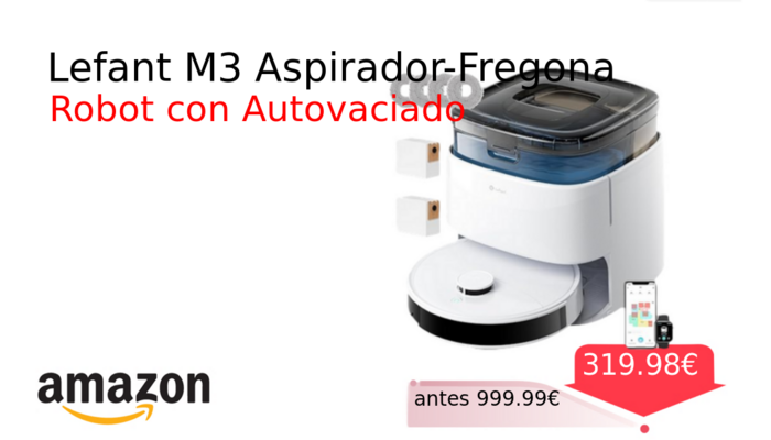 Lefant M3 Aspirador-Fregona