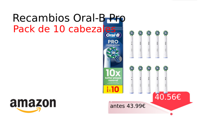 Recambios Oral-B Pro