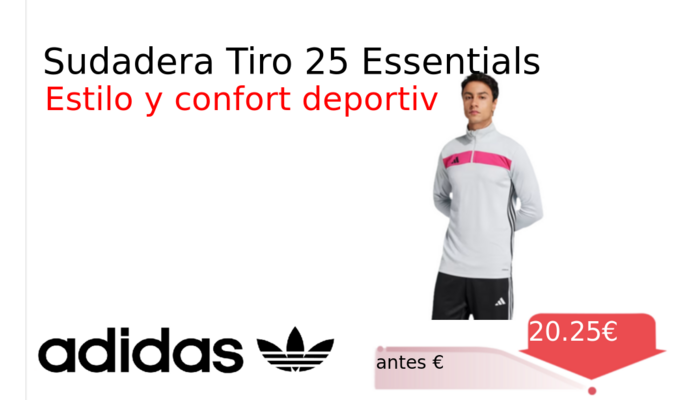 Sudadera Tiro 25 Essentials