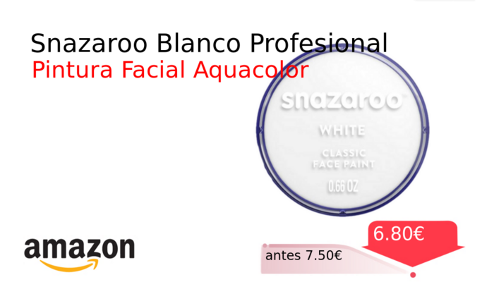 Snazaroo Blanco Profesional