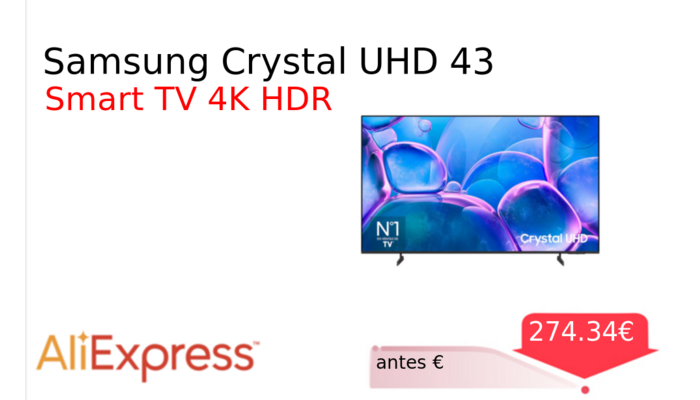 Samsung Crystal UHD 43