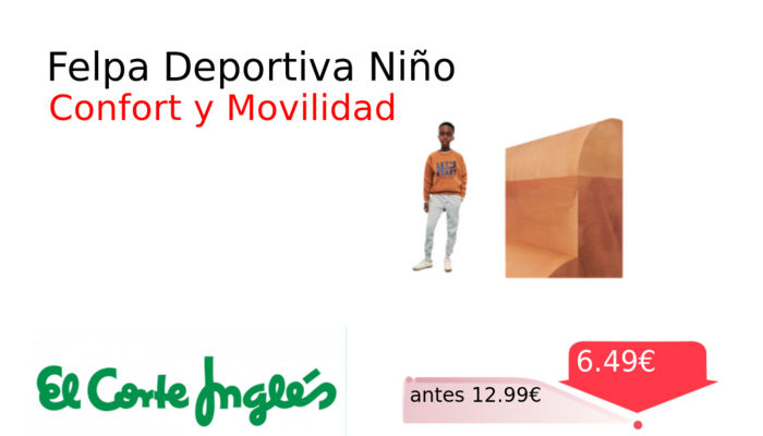 Felpa Deportiva Niño
