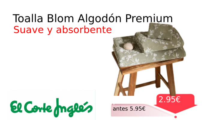 Toalla Blom Algodón Premium