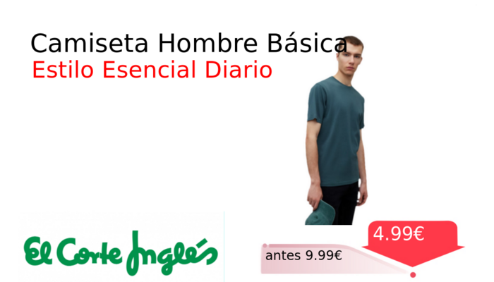 Camiseta Hombre Básica