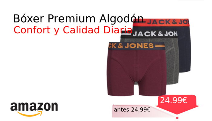 Bóxer Premium Algodón