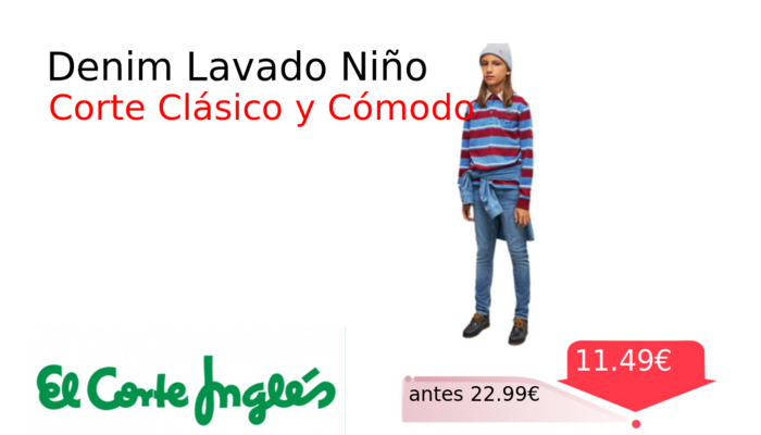 Denim Lavado Niño