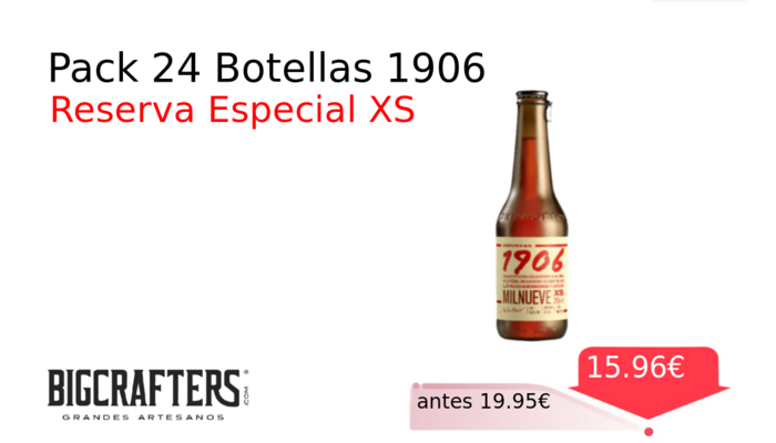 Pack 24 Botellas 1906
