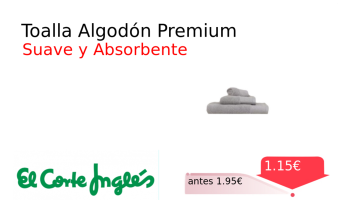 Toalla Algodón Premium