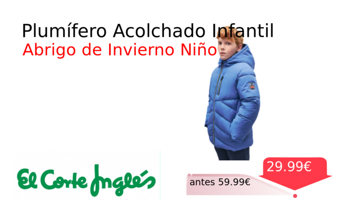 Plumífero Acolchado Infantil