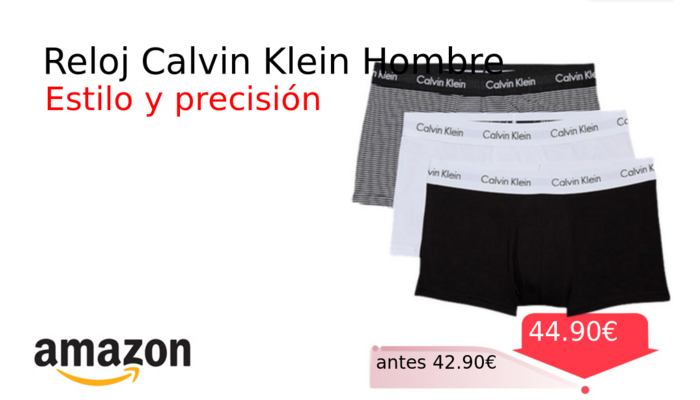 Reloj Calvin Klein Hombre