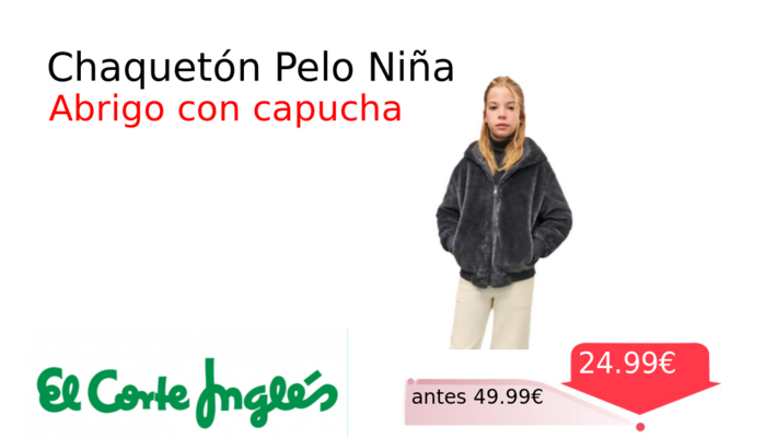 Chaquetón Pelo Niña