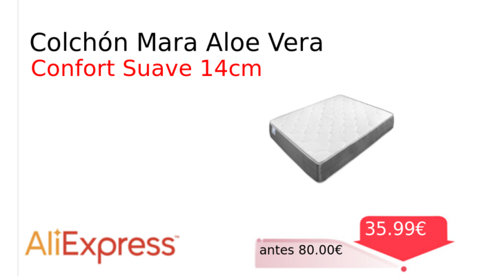 Colchón Mara Aloe Vera