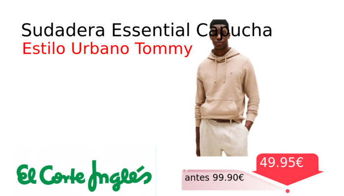 Sudadera Essential Capucha