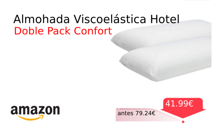Almohada Viscoelástica Hotel