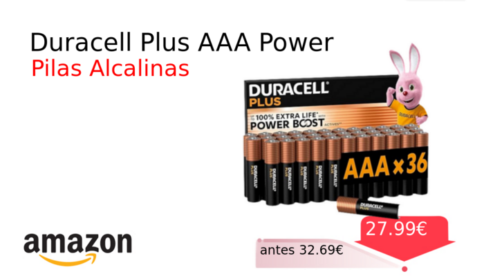 Duracell Plus AAA Power