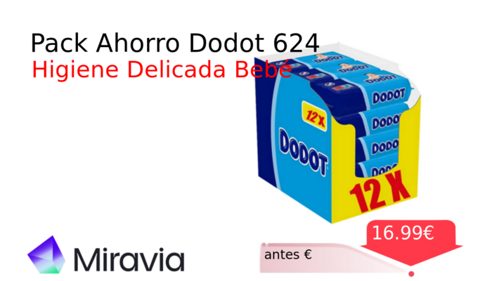 Pack Ahorro Dodot 624