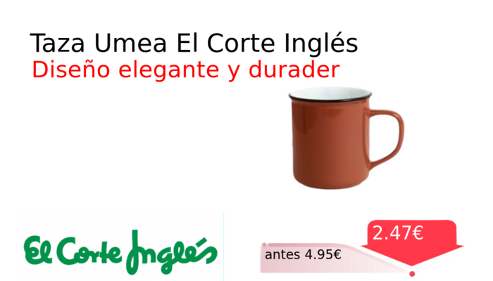 Taza Umea El Corte Inglés