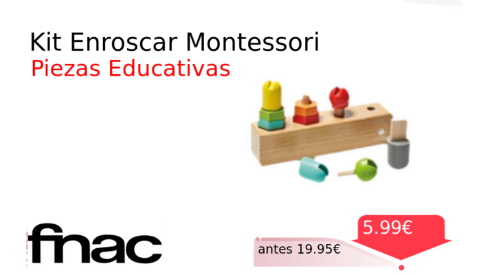 Kit Enroscar Montessori