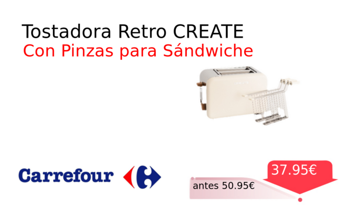 Tostadora Retro CREATE