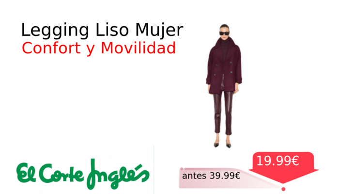 Legging Liso Mujer