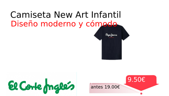 Camiseta New Art Infantil