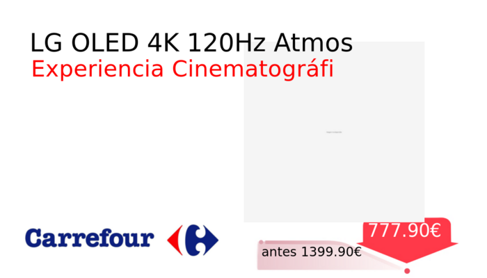 LG OLED 4K 120Hz Atmos