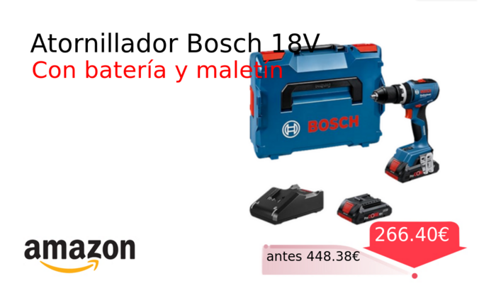 Atornillador Bosch 18V