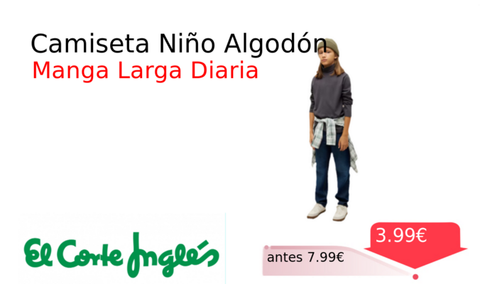 Camiseta Niño Algodón