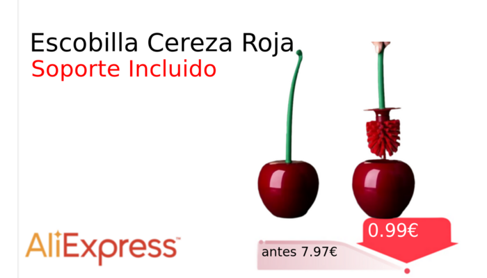 Escobilla Cereza Roja
