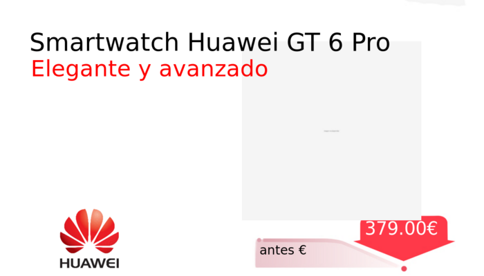 Smartwatch Huawei GT 6 Pro