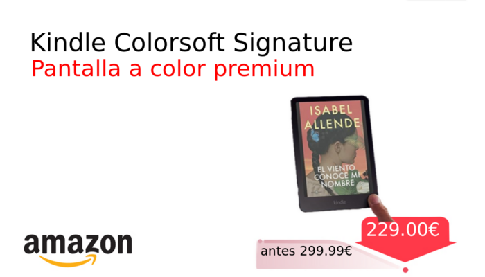 Kindle Colorsoft Signature